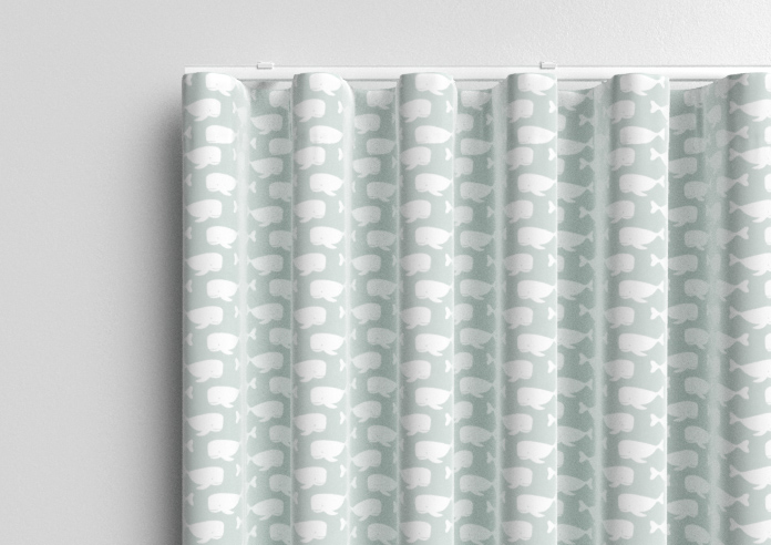 Whaling Around, Moss Green - Made to Measure Curtains - Image 13